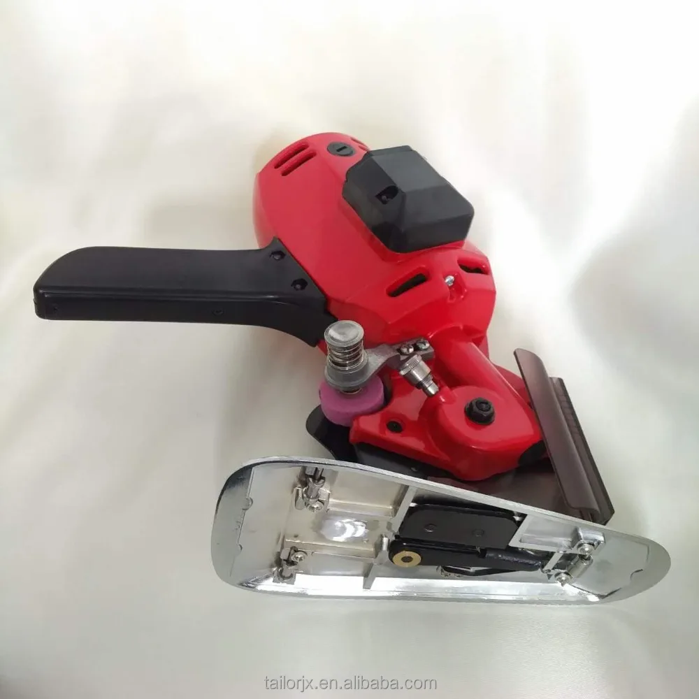 Red color RS-100 cutting machine for cloth with spare blade