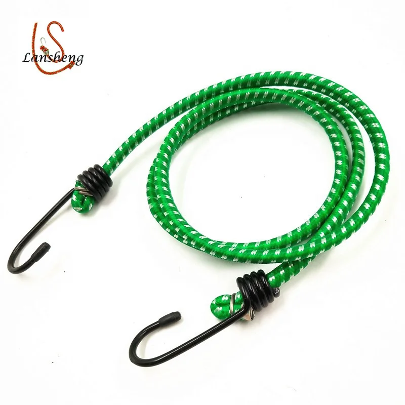 Wholesale High Quality 8mm 10mm 12mm Rubber Rope Wit Metal Hook For Bike Packing