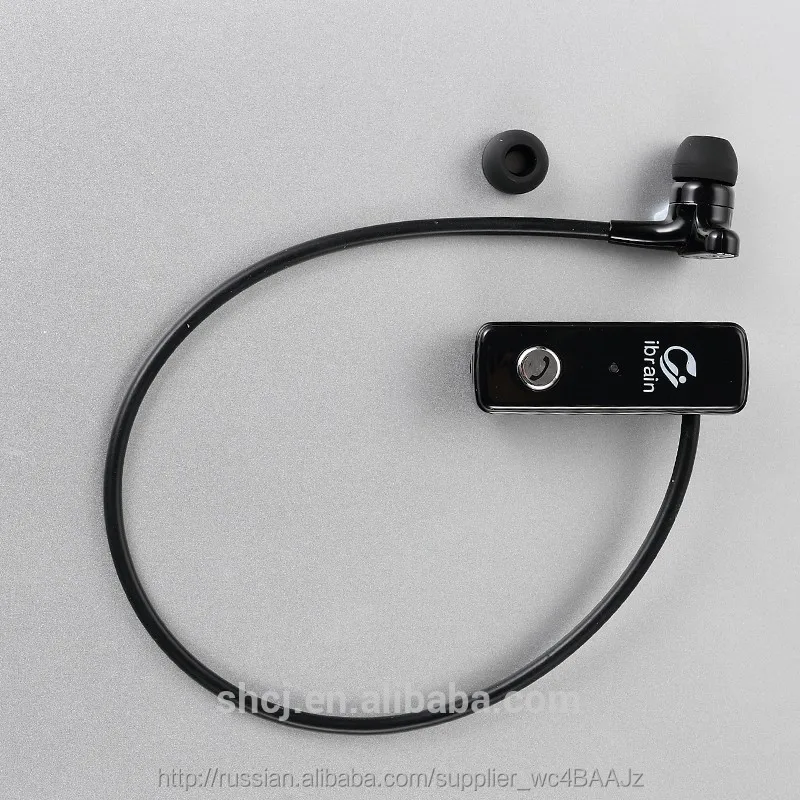 Black Bluetooth headset with new tech!