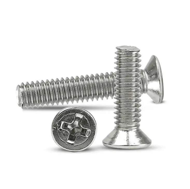 GB819/KM countersunk head machine teeth screw round head cross countersunk head screw plate mechanical screw