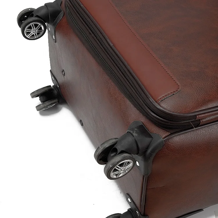 Free Sample Making Machine Rolling Pu Colourful Assoda Trolley Luggage Bag