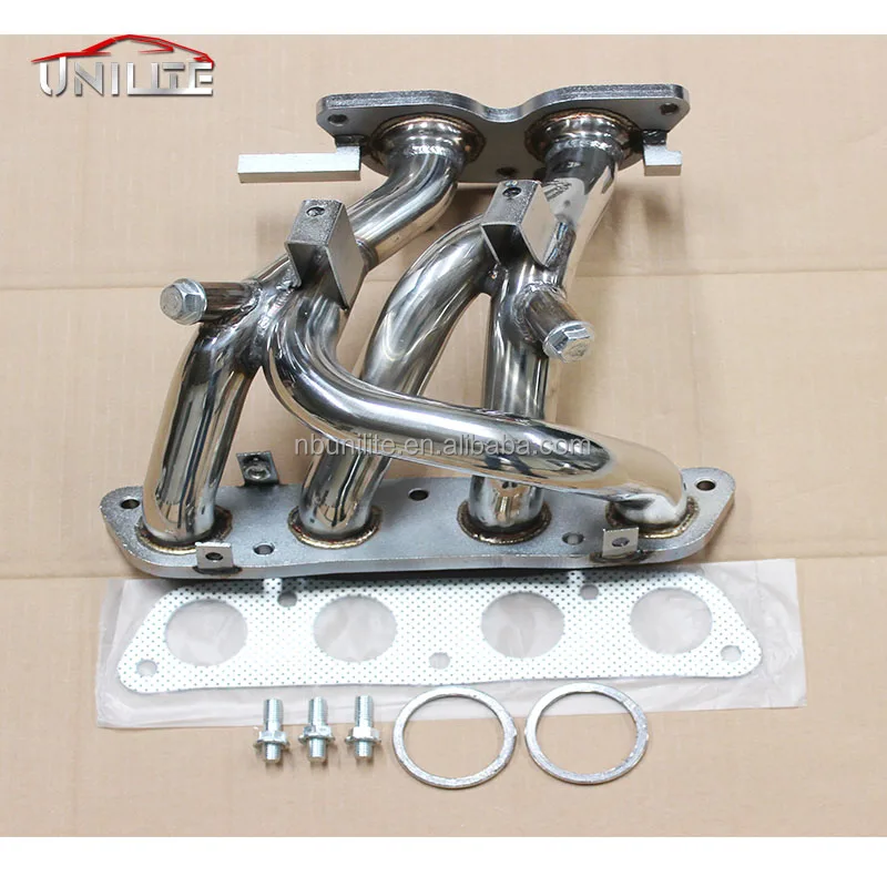 Stainless Steel Exhaust Manifold header for 1999-2007 T*oyota MRS MR2 Spyder 1.8L DOHC Exhaust Pipe