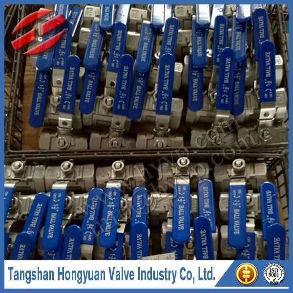 3 pc body stainless steel ball valve