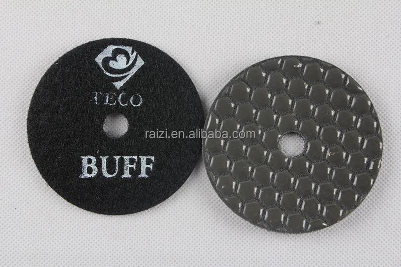 Premium 3 inch 5 Step Dry Polishing Pad with Buff