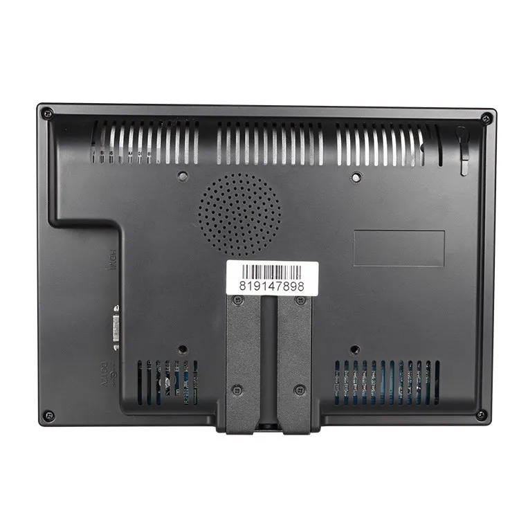 
Stand bracket mounting high brightness 450cd/m2 4-wire resistive touch 8 inch car pc display 