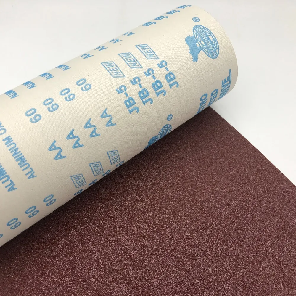 SHARPNESS hot sale aluminum oxide flexible sanding cloth for hand use JB-5