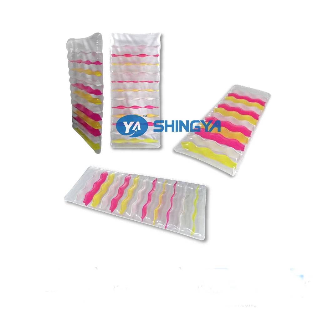 BSCI PVC custom inflatable water floating air mattress