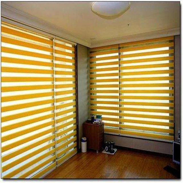 Manual Zebra Roller Blinds With Double Layer Shades For Windows Low MOQ