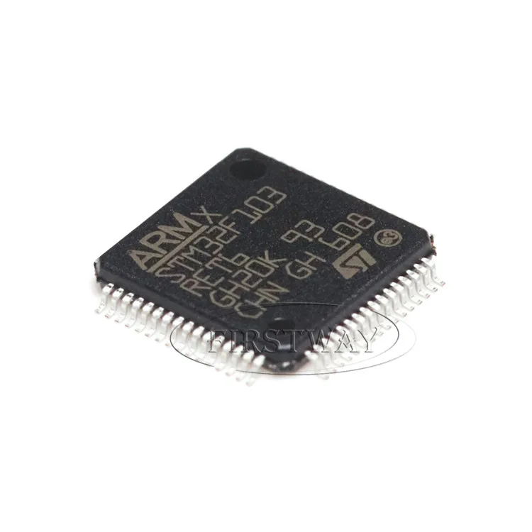Original MCU STM32F103RET6, 32bit in stock Cortex M3 Microcontroller, 72MHz, 512 kB Flash, 64-Pin LQFP64