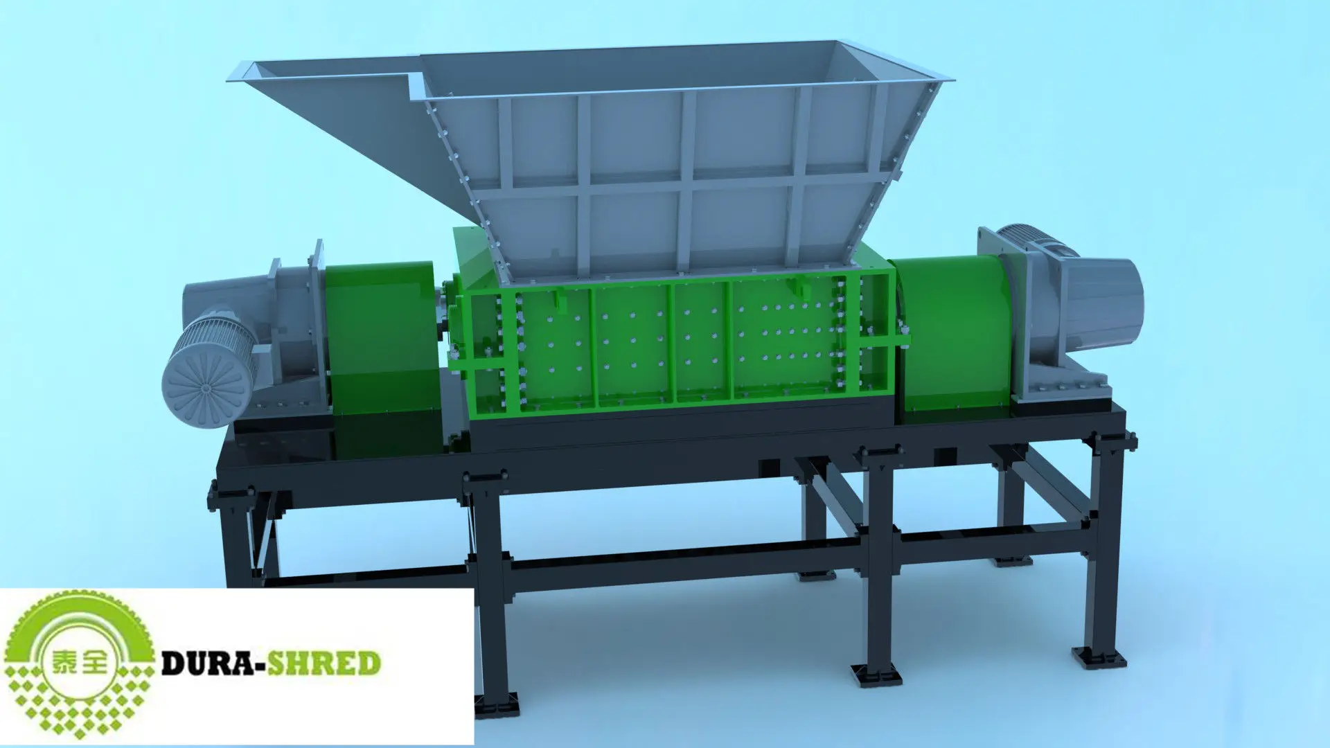 Double Shaft Shredder Brand New!!!user-friendly Low Price Carbon Black Refining Machine Tires Shredders