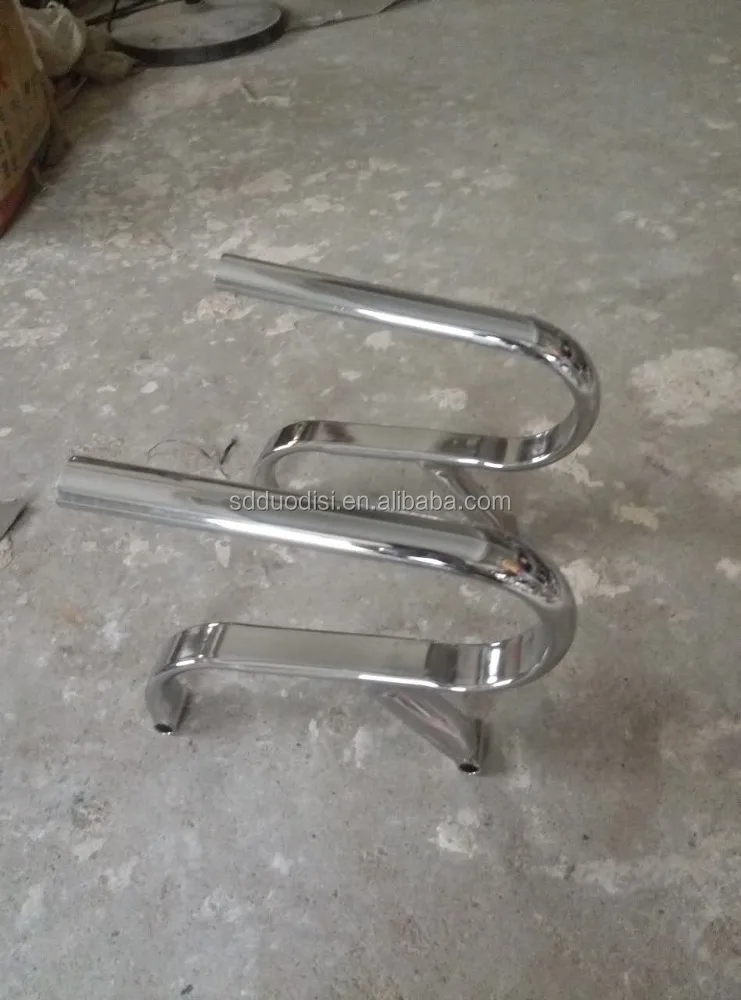 High quality chrome metal office chair armrest spare parts