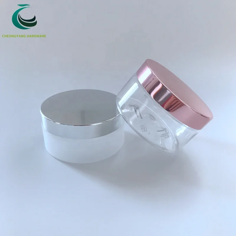 2019 китайский поставщик 89 мм алюминиевая пластиковая крышка для пластиковых банок под розовое золото