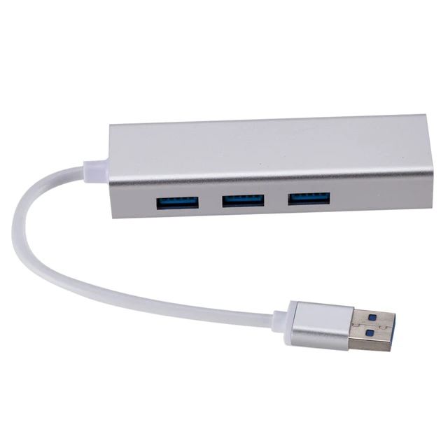 USB3.0 HUB gigabit network card USB3.0 RJ45 gigabit Ethernet card +HUB