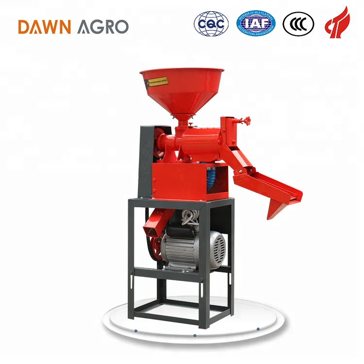 DAWN AGRO Mini Home Use Rice Mill Machine Milling Brown Rice Corn Grits in India Rice Dehusking Machinery
