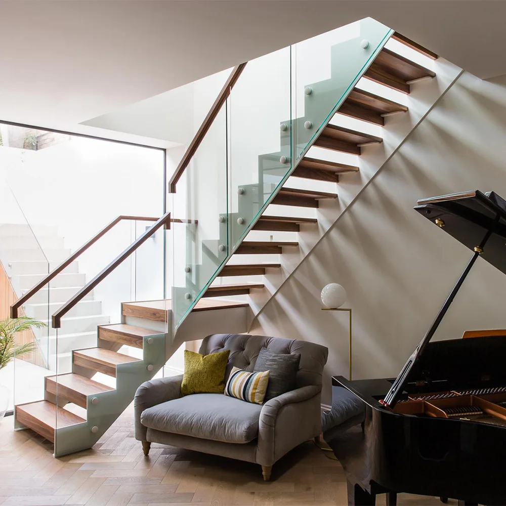 Floating stairs construction floating stair design