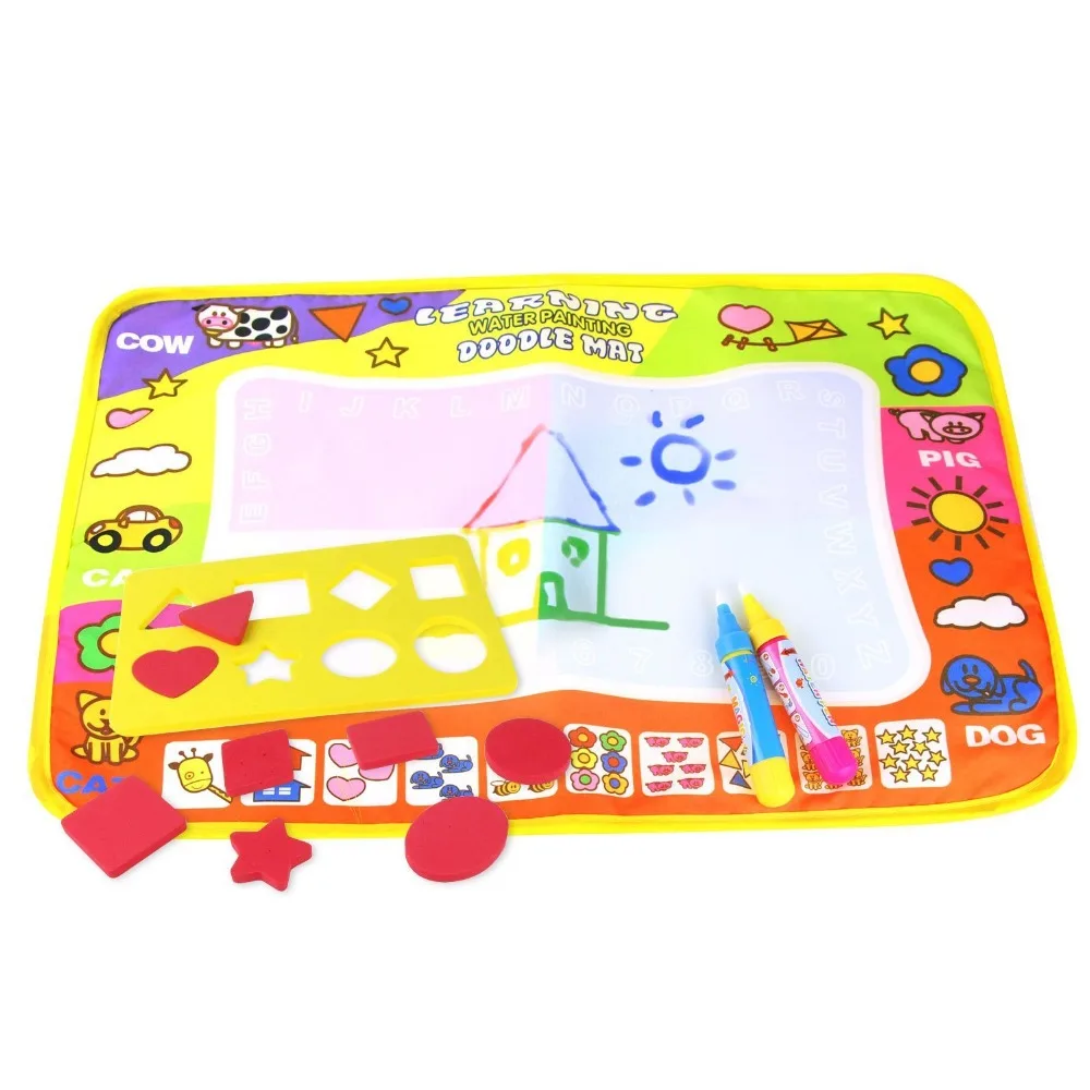 Large Aqua Magic Doodle Pad Water Drawing Mat Children Painting Board