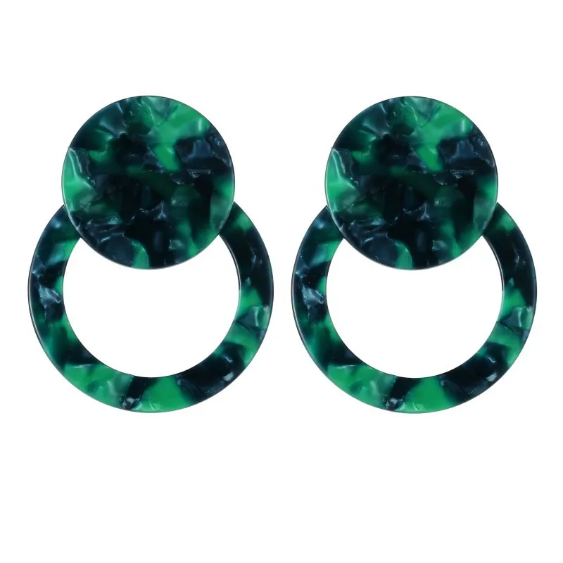 
Европейский и американский хит продаж, оптовая продажа, смешанные Двойные серьги-гвоздики из смолы 