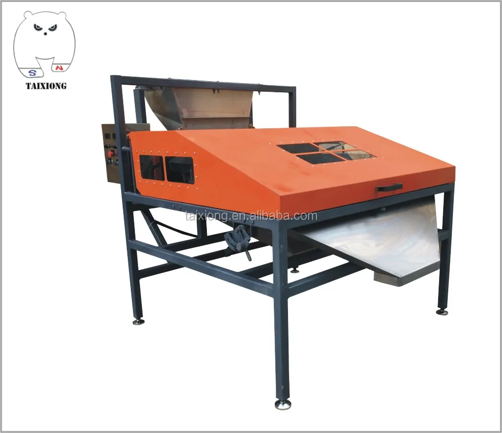 Closed Permanent Roller Magnetic Separator For Plastic Particles