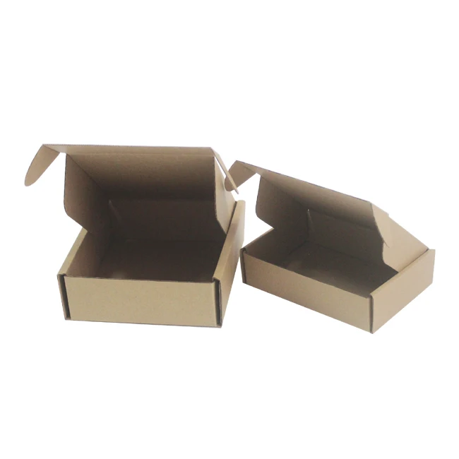 China Brown Color Standard Export Mailing Carton Corrugated Paper Mailer Shipping Box