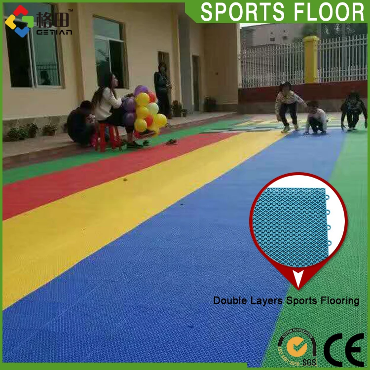 Outdoor kindergarten school playground sports floor