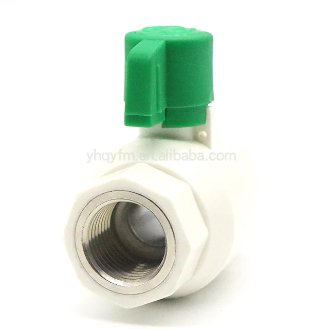 Plastic PPR brass Ball Valves ABS Handle Gardening Greenhouse Wholesale low pressure valve