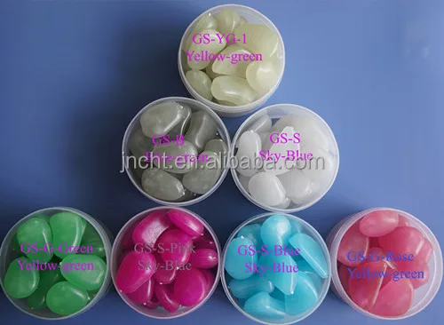 Photoluminescent Stone Glow Stone Glow Garden Stone