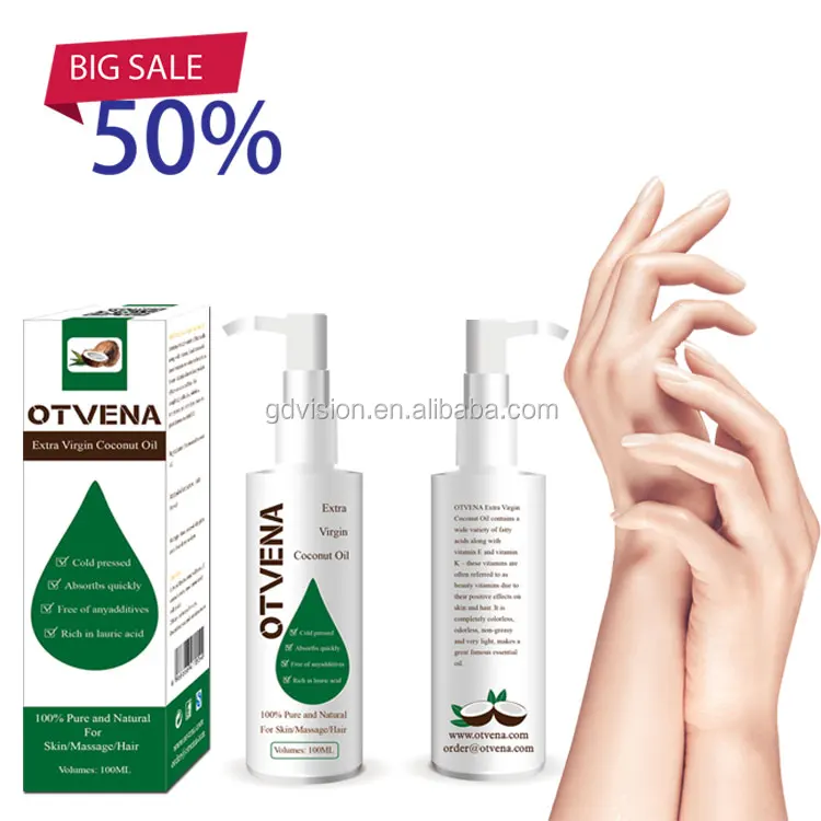 
Фракционное холоднопрессованное органическое Экстра натуральное кокосовое масло для скраба тела 