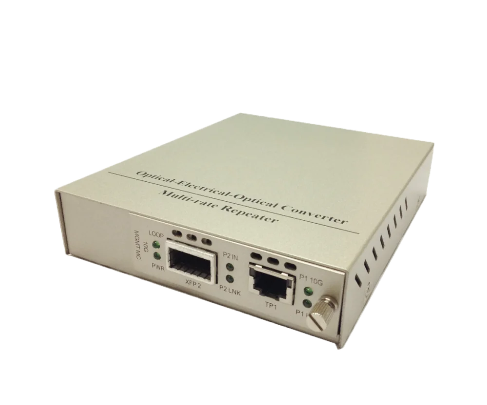 SFP + к RJ45 10G Lan ethernet к волоконно-оптическому медиа преобразователю