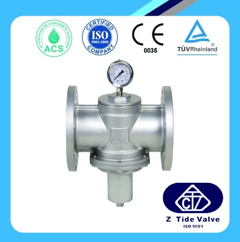 
Direct Acting Type Back Pressure Valve for Water and Air Made in Taiwan Stainless Steel 