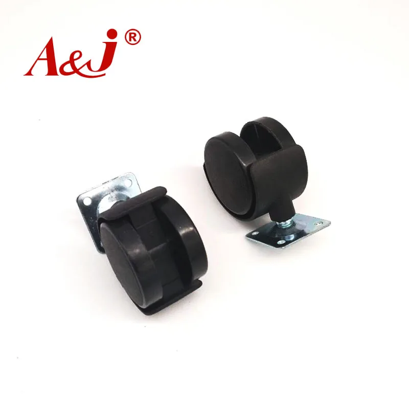 Wholesale 2 Inch Nylon double wheels furniture casters