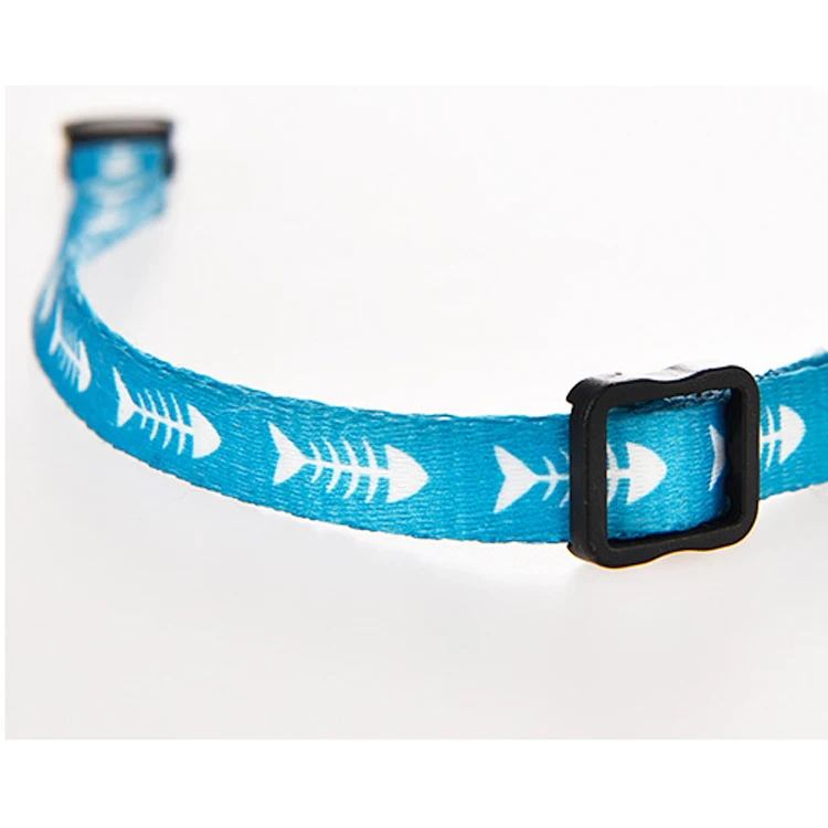 Petstar Various Sizes Cat Shock Safety Neck Collar Safety Buckle With Bell Breakaway Wholesale Cat Collar