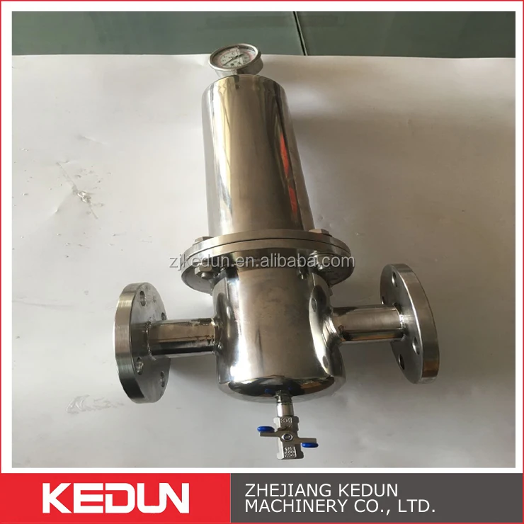 Sanitary Stainless Steel Steam Gas Air Filter Housing