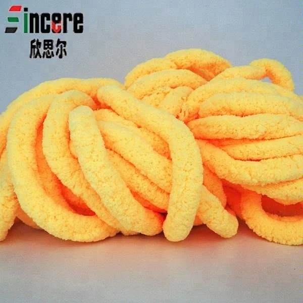 Super Chunky Yarn 100%polyester yarn Hand knitting yarn for blanket