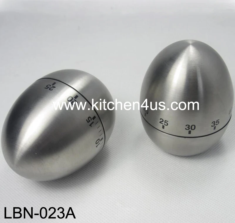 hot sales stainless steel egg shape kitchen cooking alarm timer