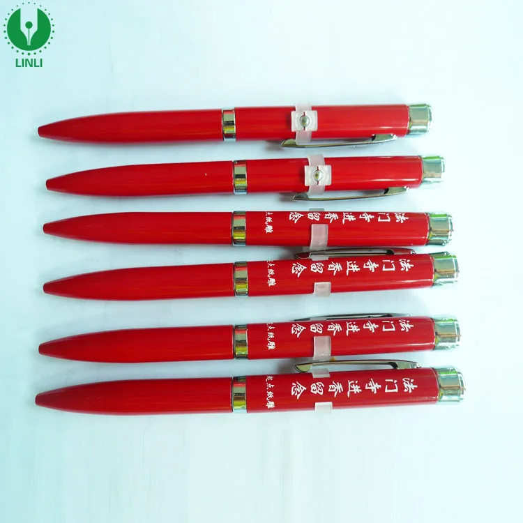 
Metal LED Projector Logo Ball Pen, Light Projector Advertising Ball Pen For Promotion 