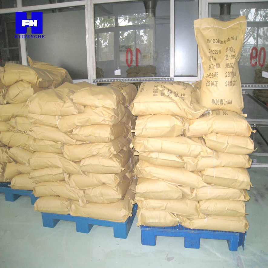 120 mesh size Monosodium glutamate MSG powder Seasoning MSG 98%-99%