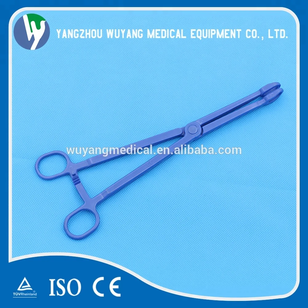 Factory Disposable medical consumables Plastic Blood Stopping Clamps/forceps with CE ISO