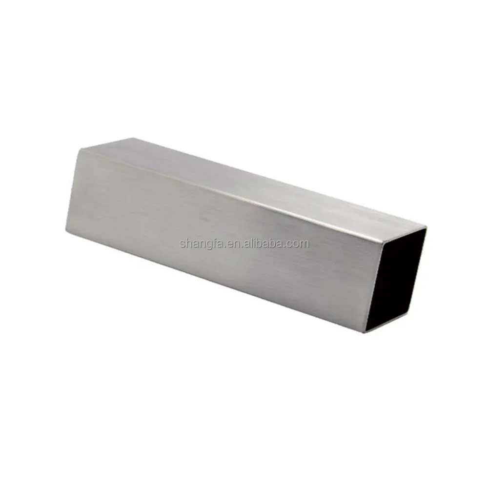 Factory price 201 304 stainless steel square pipe tube