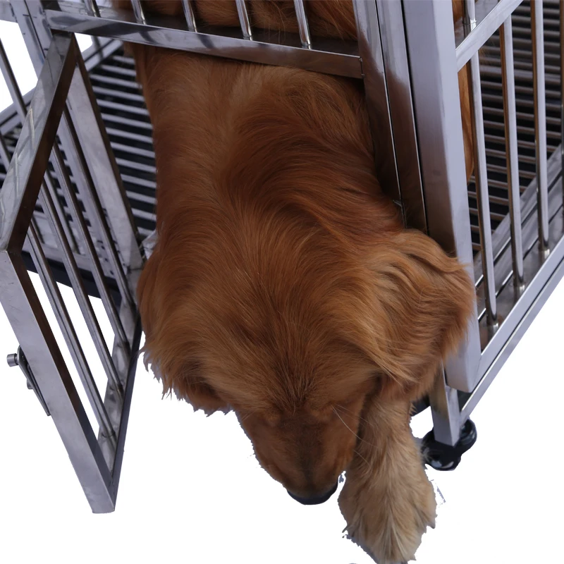 Customized Size Eco-friendly Stainless Steel Folding Outdoor Dog Crates Kennels