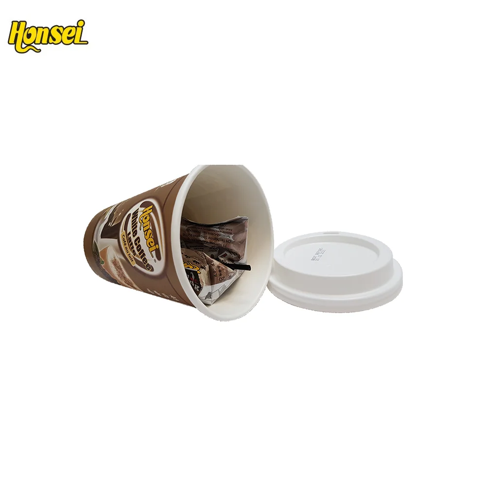 Hot Sale Honsei Custom Instant Paper Cup Coffee