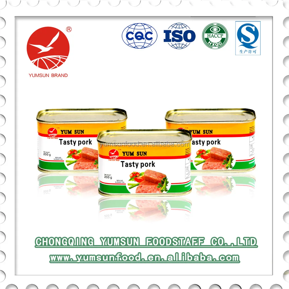 canned pork luncheon meat food