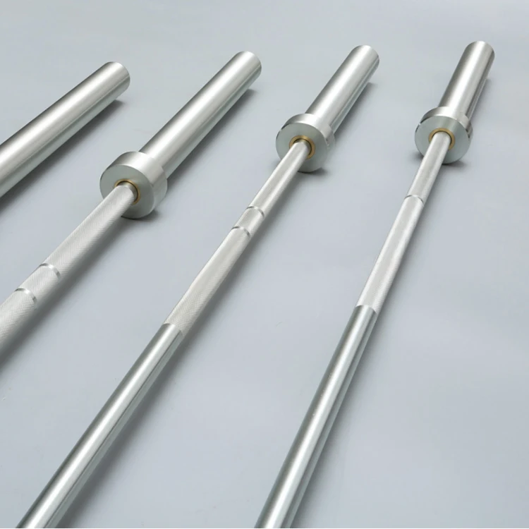 
Weightlifting chrome barbell bar 
