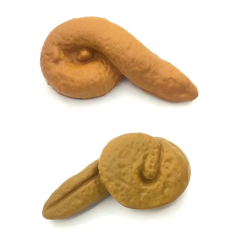 Factory Sale Novelty Customized PU Anti Stress Balls Simulation POOP PU Stress Toy Factory Anti Stress Shit Toys