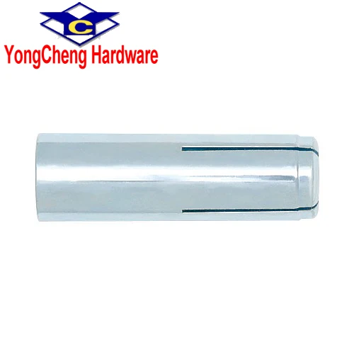 
carbon steel stainless steel SS304 flanged lipped knurled drop in anchor 