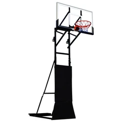 Classic Style Height Adjustable Portable Basketball Hoop System for Adult Training