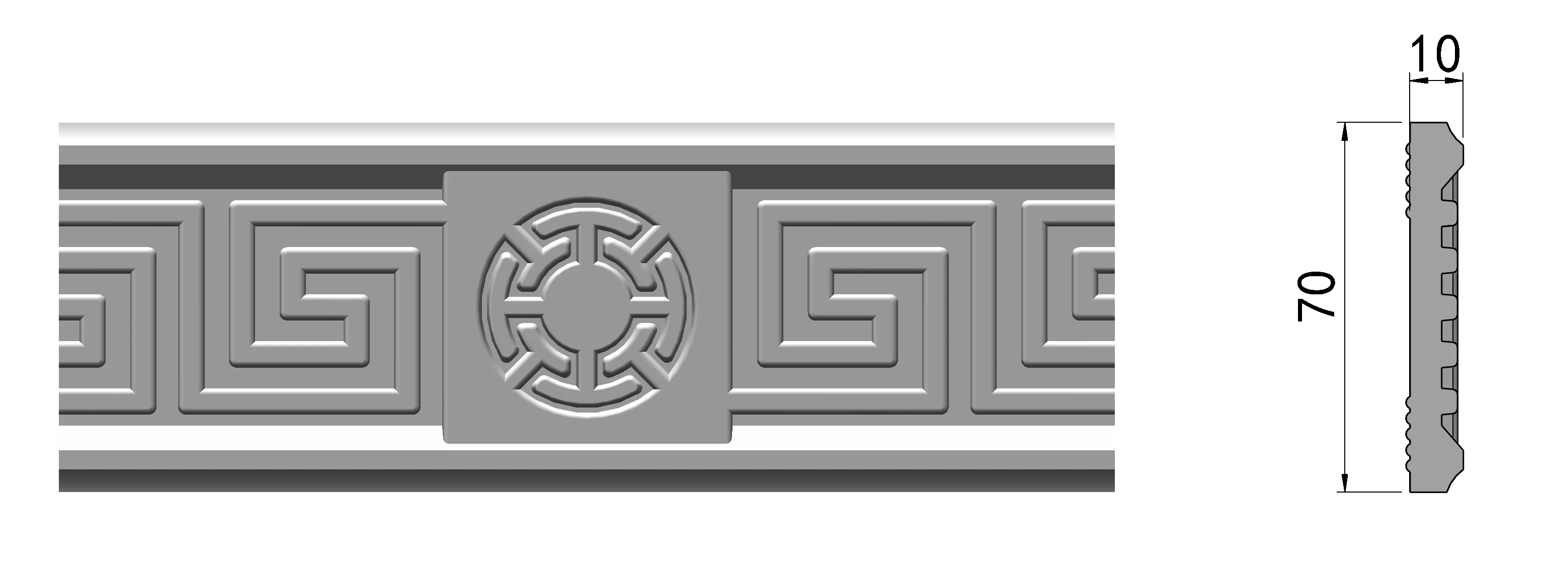 high quality eps foam cornice for decoration