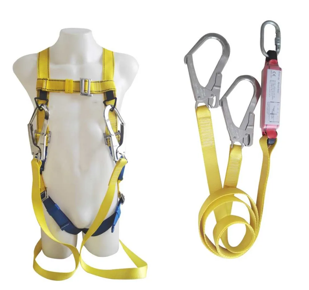 
shock absorbing lanyard fall protection roof kit fall arrest 