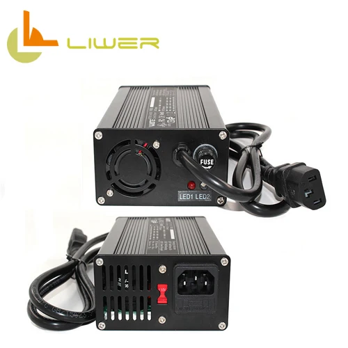 24V 36V 48V 60V 72V 1.5a 2a 2.5a 3a 4a 5a li-ion lifepo4 lead acid battery charger for e-bike scooter wheelchair