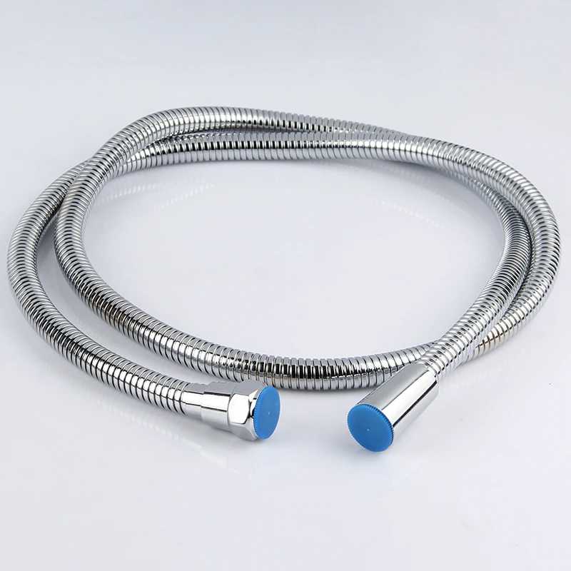 factory direct supply ss chorome plated flexible shower hose tube with knitted epdm inner tube