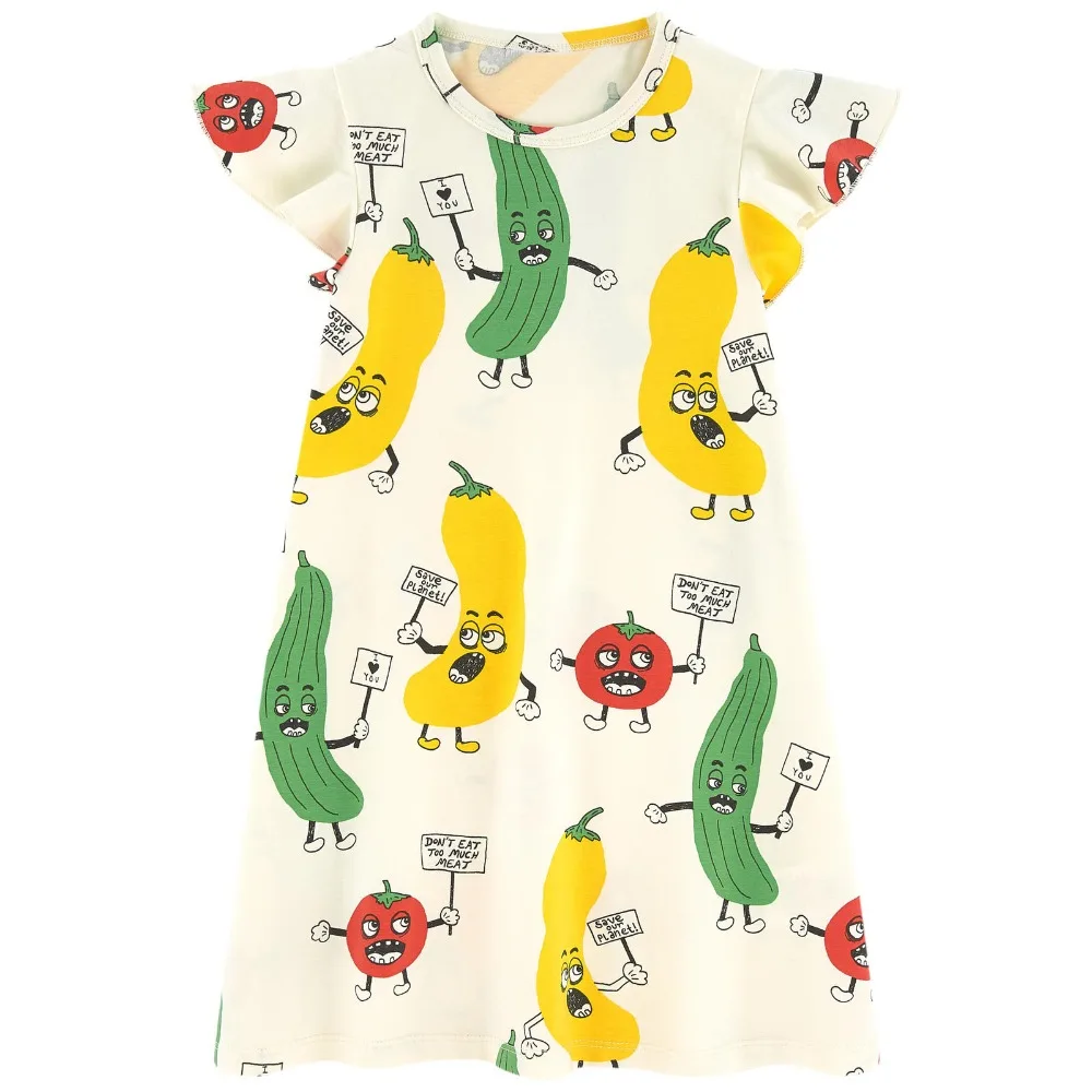 Baby Girl Clothes 2021 Summer Vestido Toddler Girl Dresses Unicorn Party Animal Princess Dress for Girls Costume Kids Dress 2-8Y